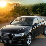 2pcs Car Sunshade, Anti-Glare & UV Protection | Blocks Sunlight Without Blocking Visio close-up view