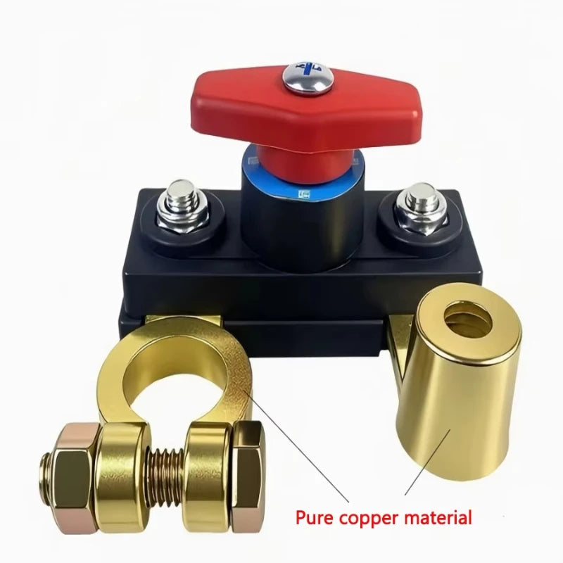 12V/24V Car Battery Cut Off Switch Disconnect Automatic Circuit Breaker Anti-Leakag additional angle