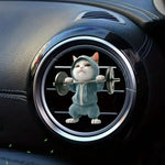 Cat Car Air Outlet Perfume Clips Air Outlet Aroma Diffuser Ventilation Clip Car Interior Decoration Car Air Freshener Diffuser
