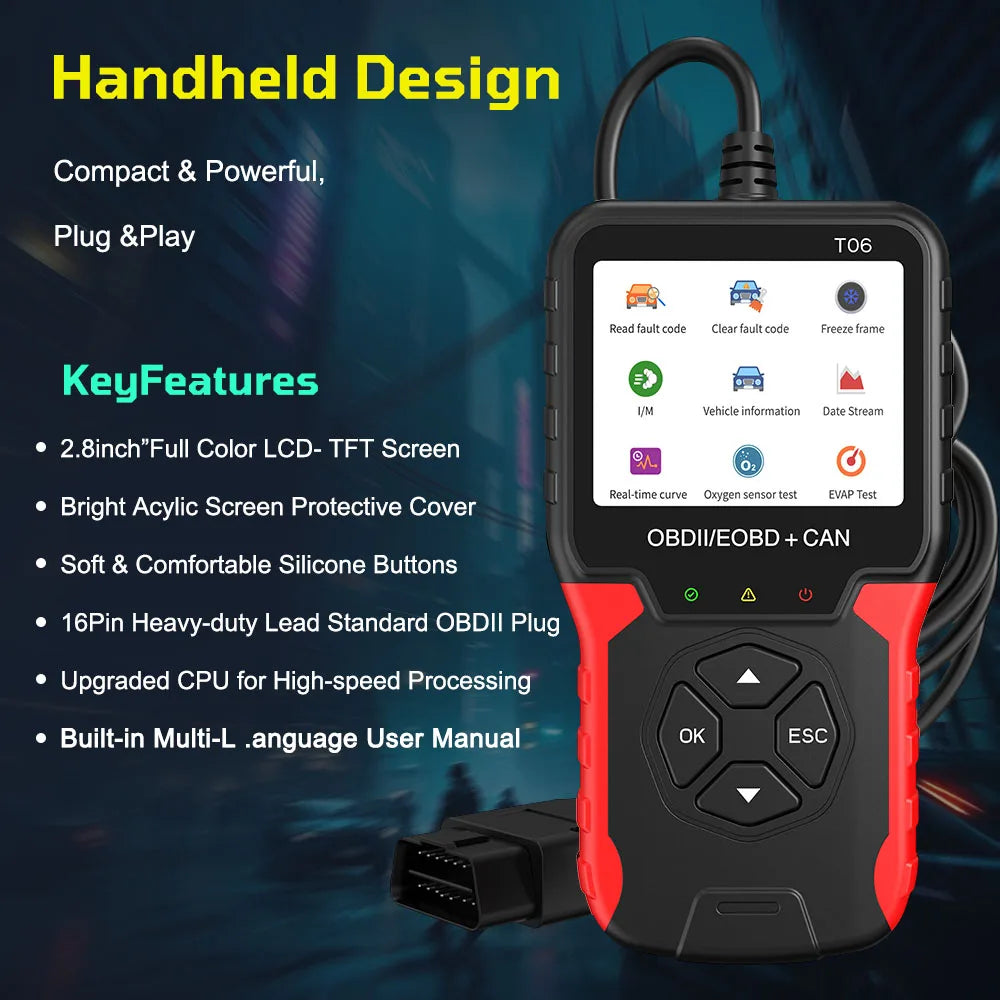 Car Diagnostic Tools OBD2 Scanner Code Reader Battery Tester OBD II Repair Tools Read alternate view