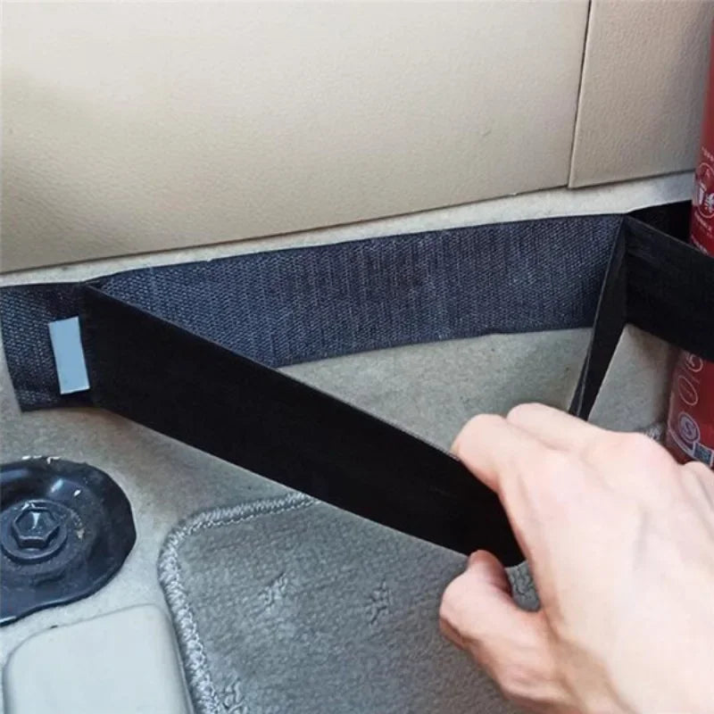 Car Trunk Organizer Elastic Fixing Belt Storage Bag 40-80CM