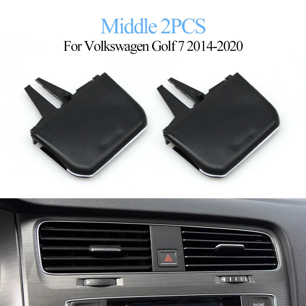 Car Dashboard Front Rear Air Conditioning AC Vent Grille Outlet Tab Clip Slider Repair Kit For VW Volkswagen Golf 7 2014-2020