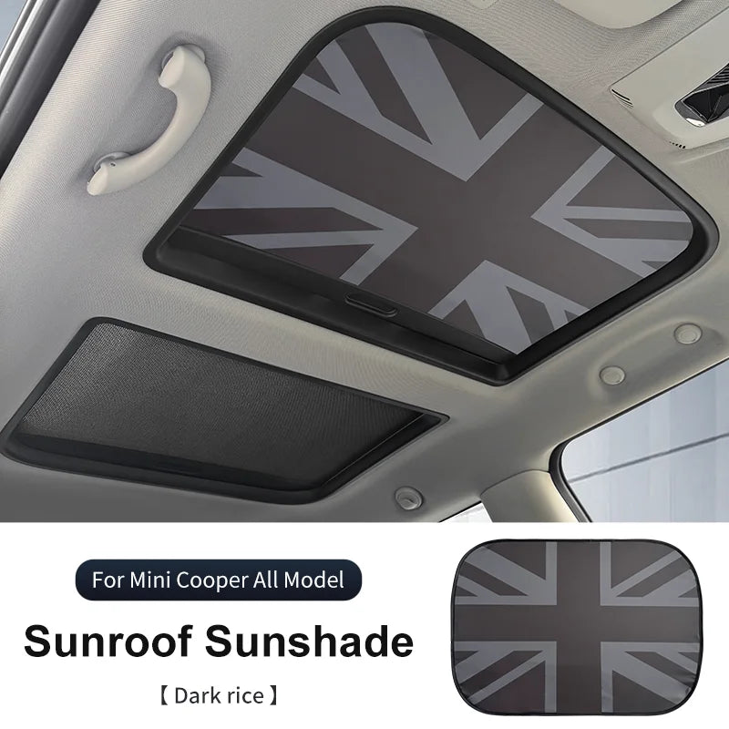 Mini Cooper Sunroof Sunshade Cover | UV Protection Heat Shield Foldable additional angle