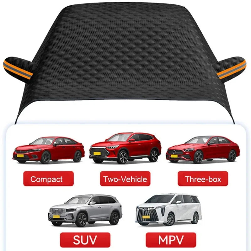 Car Snow Cover Windscreen Protector | Winter Waterproof Anti Ice Frost Sunshade lifestyle view