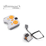 Motor Car Remote Control Battery Box Switch with LED Light Building Blocks detail view