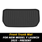 TPE Floor Mats and Cargo Liner for Tesla Model Y Juniper 2025+ | All Weather Trunk Lin close-up view