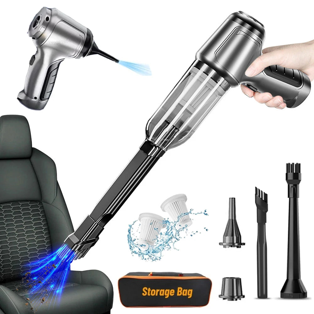 9000PA Wireless Car Vacuum Cleaner | Handheld Cordless for Auto & Home