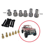 (YY)1Set MN82 LC79 MN82S Pro Brass Car Shell Raise the Column Heighten Bracket For 1/12 Modified Big Wheel Special Upgrade Parts