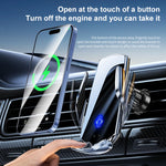 Wireless Car Charger Mount with Auto Quick Release | Vent Installation Phone Holder lifestyle view