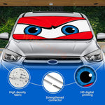 Devil's Eyes 70x150cm Cartoon Car SunShade Windscreen Front Window Visor | Solar Prot alternate view