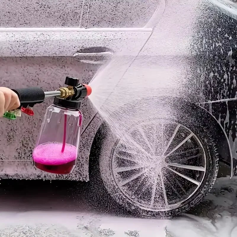 Snow Foam Cannon Kit for Karcher K2 | High Pressure Washer Gun with 1/4" Quick Conn additional angle