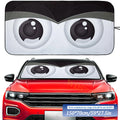 Devil's Eyes 70x150cm Cartoon Car SunShade Windscreen Front Window Visor | Solar Prote close-up view