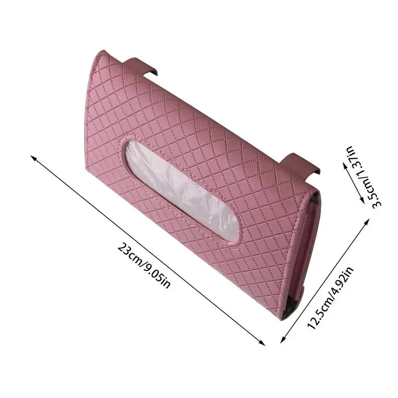 Car Visor Tissue Holder With Tissue Refill
