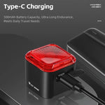 WEST BIKING Bike Tail Light Smart Sensing MTB Road Bike Rear Light IPX5 Waterproof Ty lifestyle view