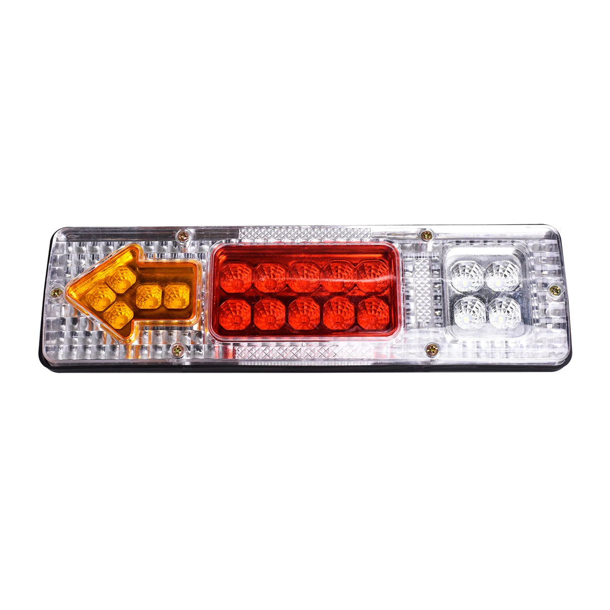 All in One LED Tail Lamp with 19 Bulbs | 12V 24V Rear Light for Trucks Buses and RVs detail view