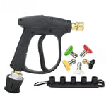 Pressure Washer Gun Kit with Quick Connect Nozzle and Hose Adapters | Compatible with Karcher, Nilfi