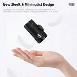 WEST BIKING 1300LM Bike Light USB Rechargeable Waterproof LED Mini Headlight Folding B close-up view