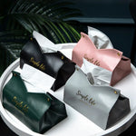 Leather Tissue Box Napkin Holder Car Tissue Box Home Living Room Holder Case Storage Hotel Carton Ho