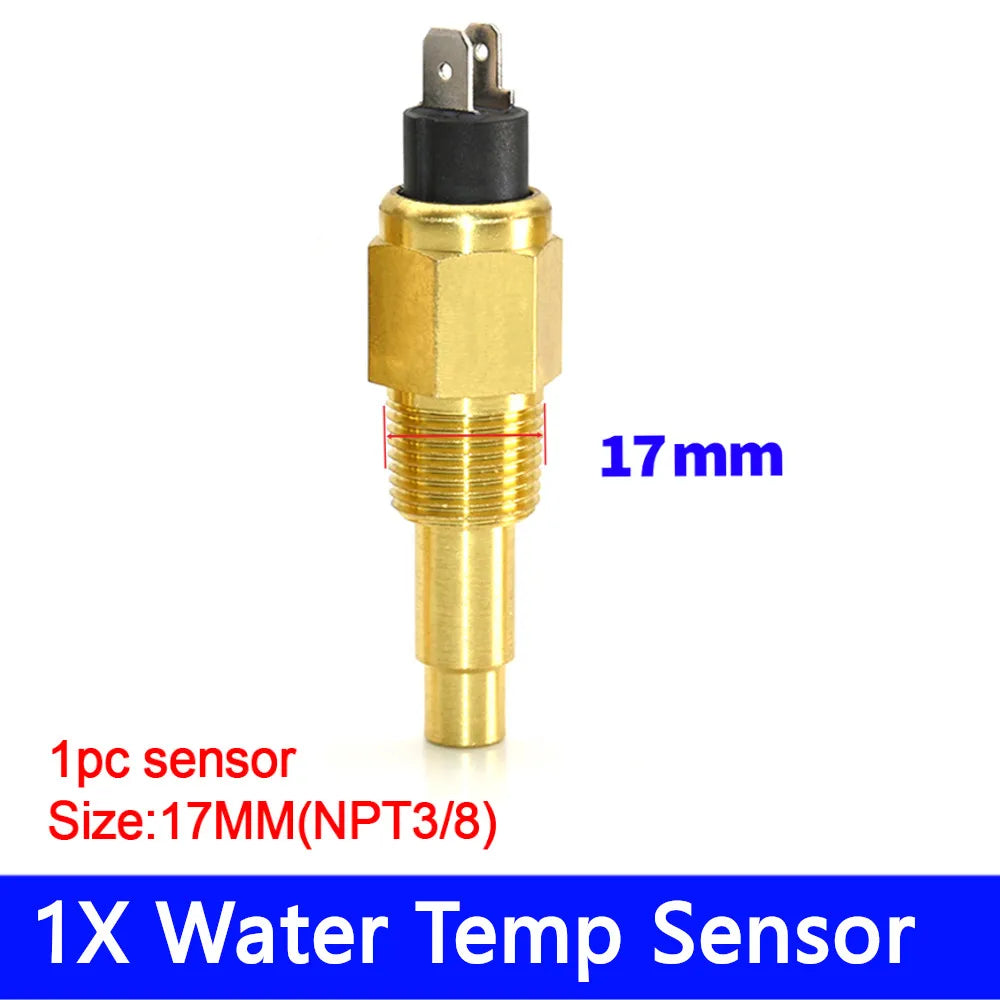Car Boat Diesel Engine 5 Gauge Instrument Panel Set | GPS Speedometer Tachometer Fuel alternate view