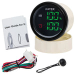 Green LED Digital 2 IN 1 52mm Gauge with Alarm | Water Level and Sewage Level Meter f alternate view