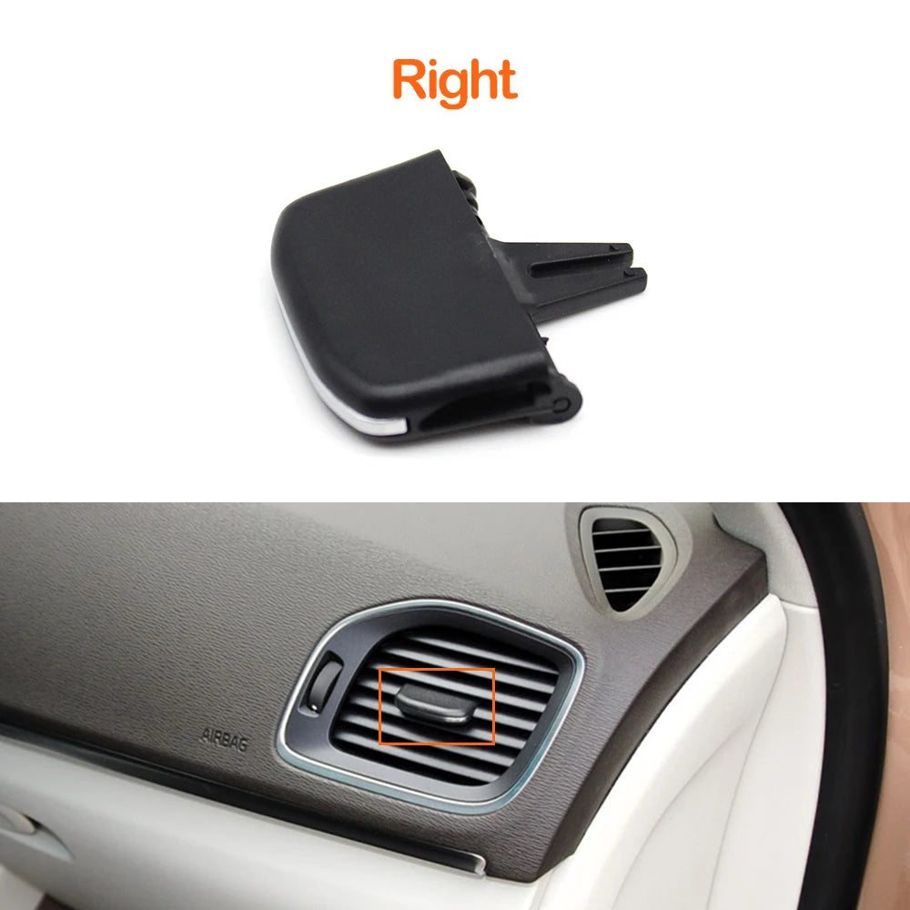 S60 V60 Car Left Right Central Console Air Conditioner AC Vent Outlet Slider Paddle Clip Tab Clip Repair Kit For Volvo 2011-2019