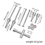 Metal Differential and Gear Set for SCY 16101 16102 16103 16201 Pro close-up view