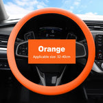 Non-Slip Silicone Steering Wheel Cover 38cm detail view
