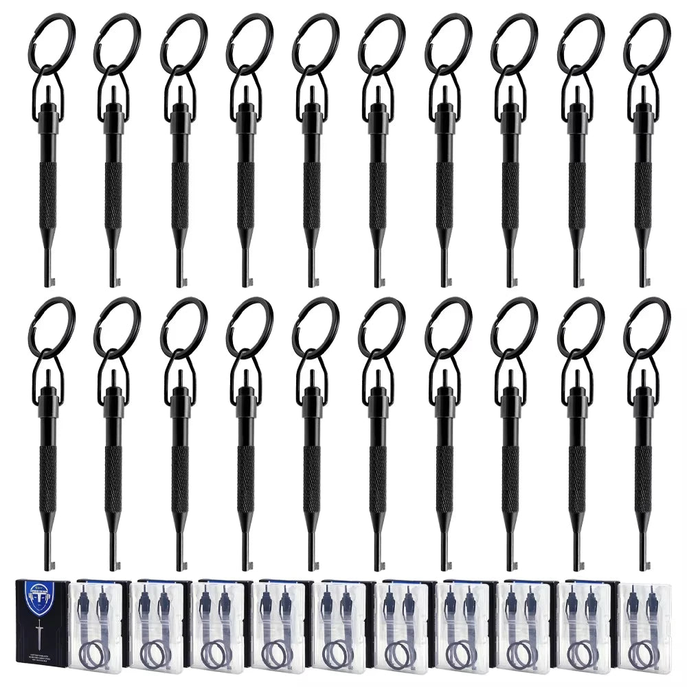 Rotating Release Tool: Stainless Steel + Aluminum Alloy, with Key Ring, Fits All Stan alternate view