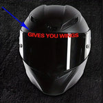 Fun Gives You Wings Carbon Sticker Waterproof Vinyl Funny Crazy Cat Car Sticker Access close-up view