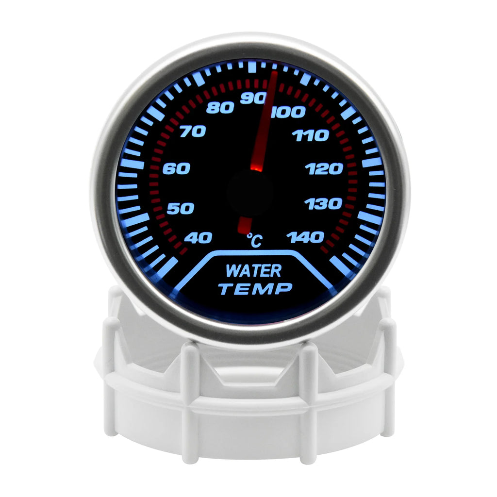 Water Temp/Oil Temp/Oil Press/Voltage/Tachometer/Air Fuel Ratio/EGT/Boost/Vacuum Gauge 52mm Analog White Led 52MM Gauge Holder