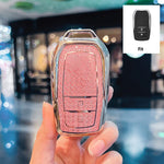 Diamond Pink for Toyota CHR Hilux Fortuner Land Cruiser 200 Camry Corolla Crown RAV4 Highland Remote Car  Key Case Cover Fob Bag