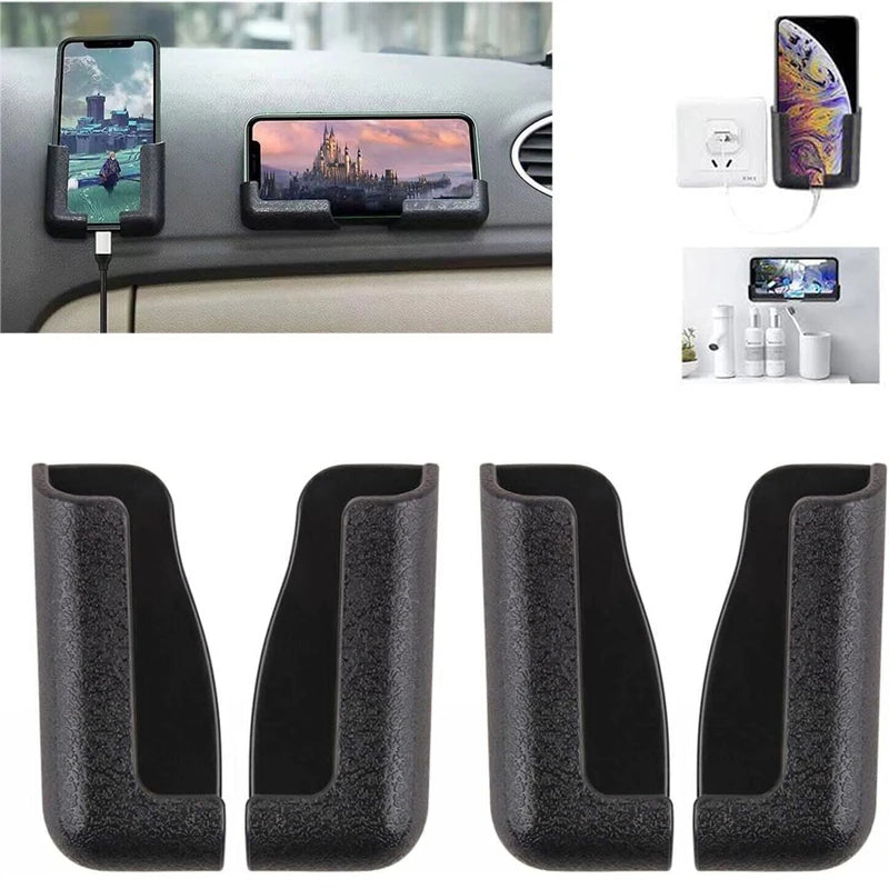 1-2Pair Self-Adhesive Dashboard Phone Mount Holder Car Phone Holder Universal Auto Gravity GPS Stand