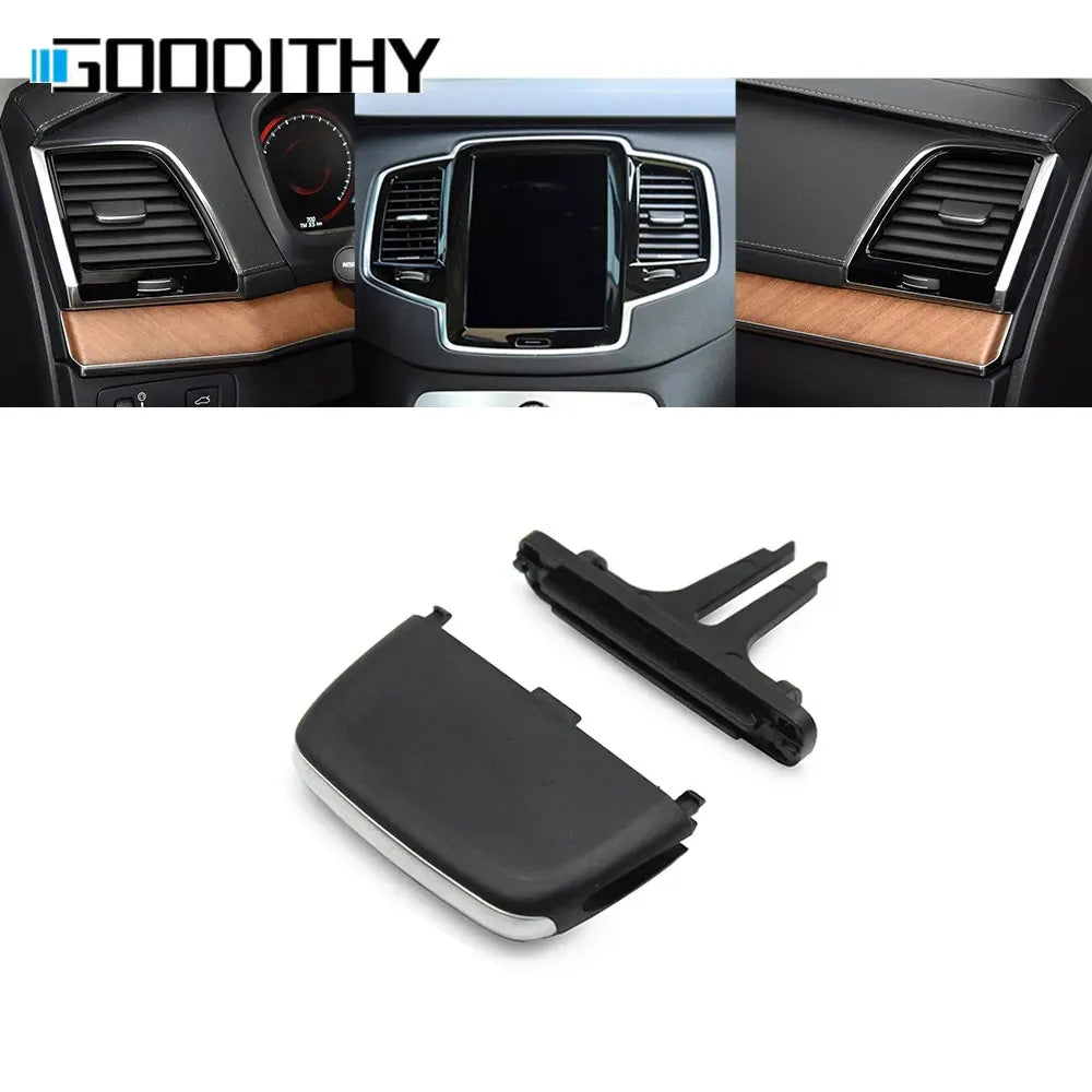 For Volvo XC90 V90 S90 Car Air Conditioner Vent Clip Repair Kit Front Rear AC Vent Grille Outlet Tab Clip Slider Replacement
