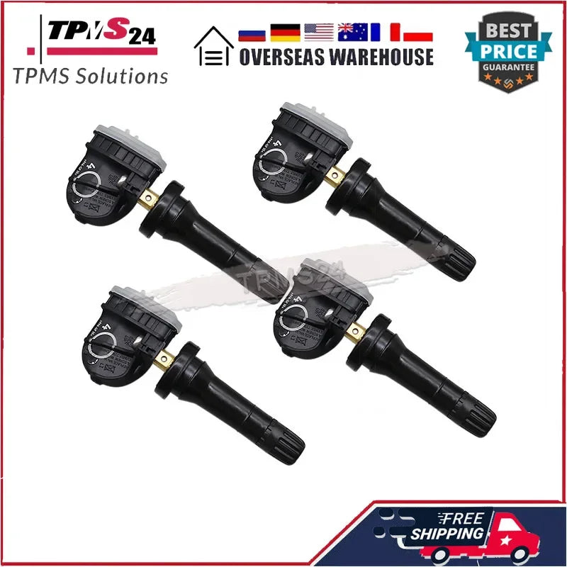 4PCS Tire Pressure Monitor Sensor TPMS For Opel Adam Ampera Antara Astra J Corsa D Insignia Meriva B
