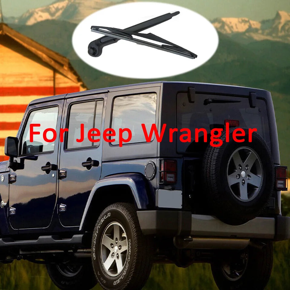 Rear Wiper Arm and Blade Assembly for Jeep Wrangler 2007-2017 | 68002490AB