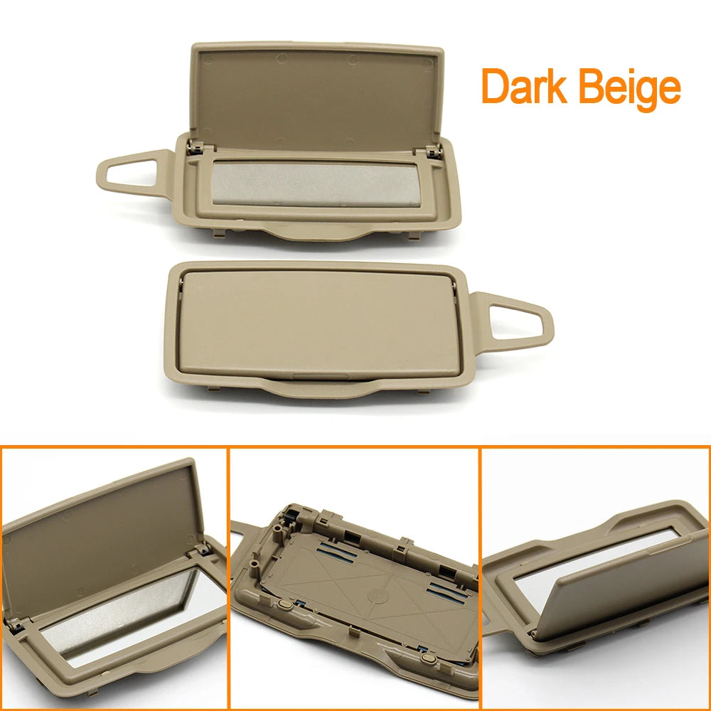 Car Sun Shade Sunvisor Panel Makeup Cosmetic Mirror Holder Panel For Mercedes Benz ML GL GLE GLS W166 W292 1668100110 1668109100