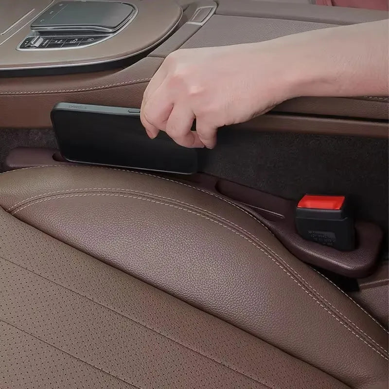 2Pcs Car Seat Gap Filler Console Organizer