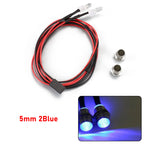 RC LED Light Kit Headlamps for 1/10 1/8 1/12 RC Car Truck Crawler Drift Car Headlig additional angle