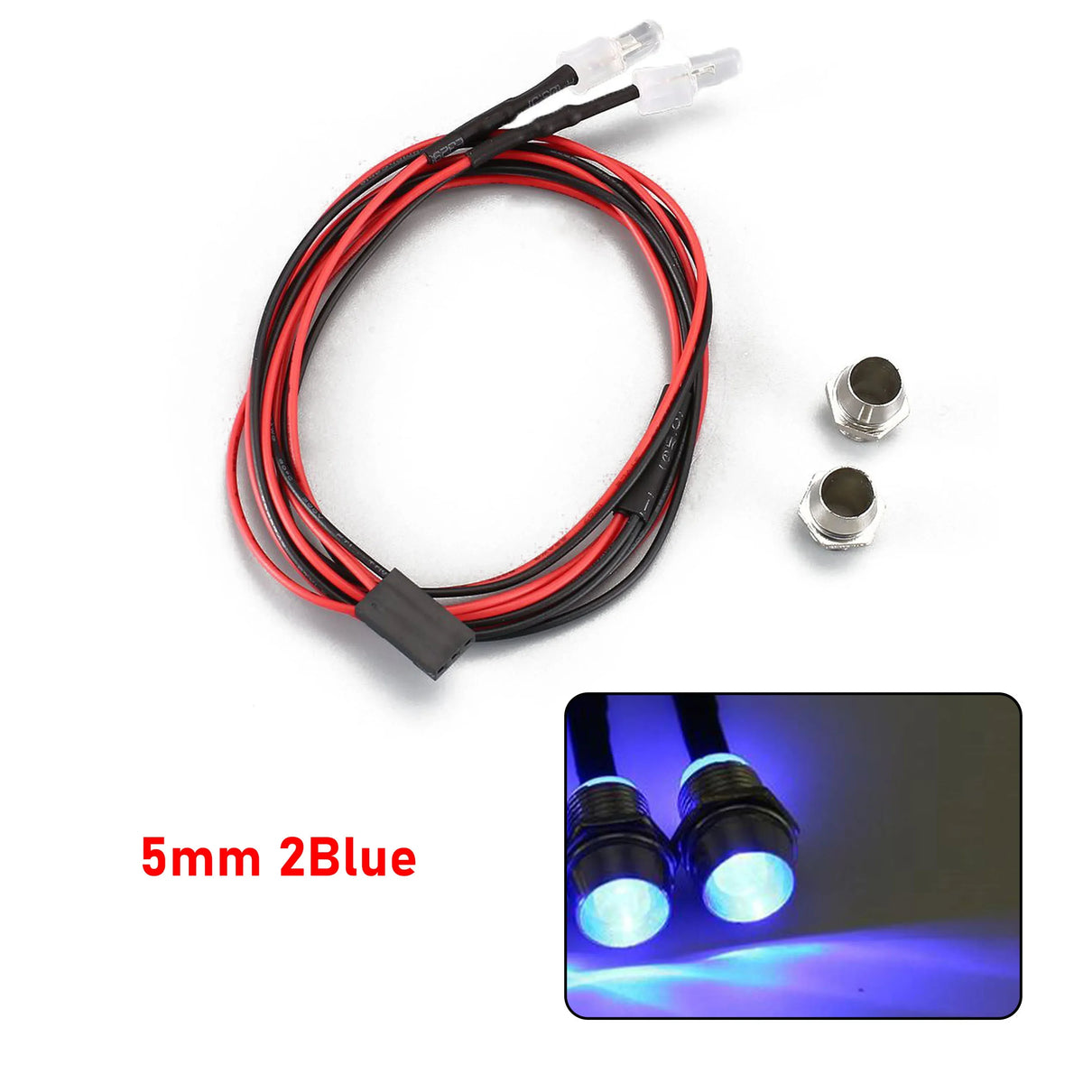 RC LED Light Kit Headlamps for 1/10 1/8 1/12 RC Car Truck Crawler Drift Car Headlig additional angle