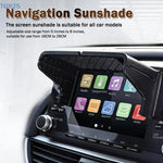 【AN】【AN】1Pcs Central Control Screen Accessories Screen Visor Anti-Glare Cover Car GPS  Sun Shade Display Screen Visor