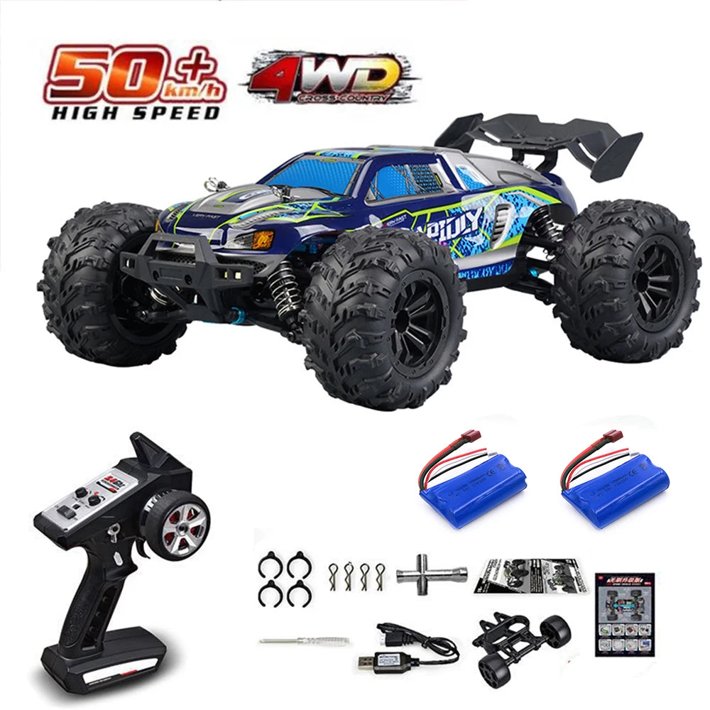 1/16 Off-Road 4WD Remote Control Car with LED Headlight close-up view