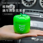 Apple Car Fragrance Decoration Car Air Freshener Fruit Flavor Solid Fragrance Decoration