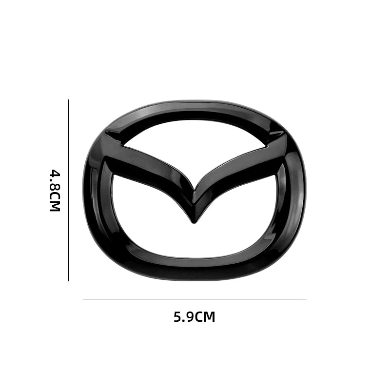 Mazda Steering Wheel Center Sticker – ABS Emblem for CX-4, CX-5, Atenza, Axela