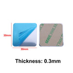 JCD 10pcs Silver Magnetic Metal Plate for Car Phone Holder | Universal Iron Sheet Mou alternate view
