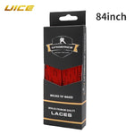 UICE Ice Hockey Shoelaces Box-Packed Ice Hockey Skate Laces 84/96/108/120in Dual Layer close-up view
