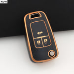 TPU Car Flip Key Case Cover Shell For Chevrolet Cruze Aveo Trax Sail Malibu Captiva Op close-up view