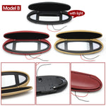 Car Left Right Makeup Sun Visor Vanity Mirror Cover Assembly For Porsche Boxster Cayman 986 987 CARRELA TARGA GT2 GT3 996 997