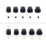 M1 5mm Steel Pinion Motor Gear For 1/10 1/8 1/7 RC Model Car close-up view