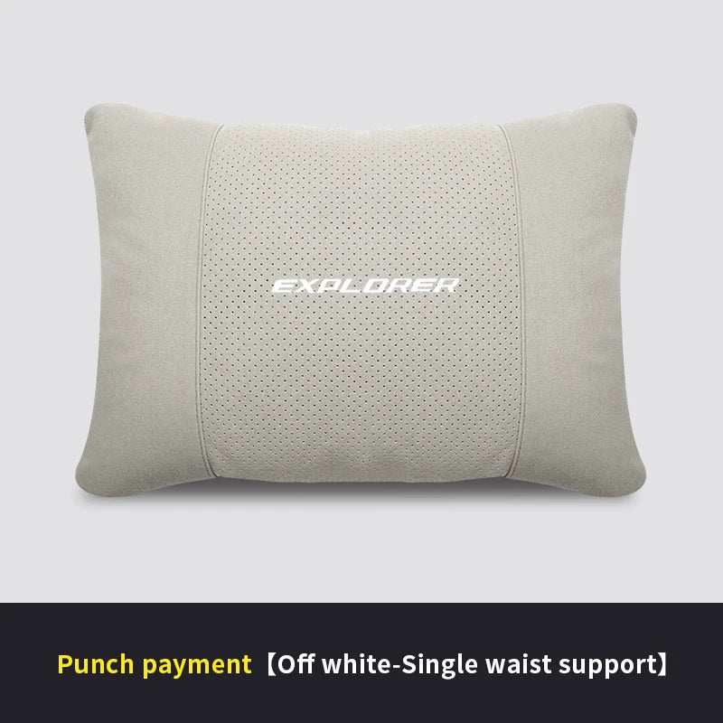 Car Interior 5Color Selectable Headrest For Ford Explorer Auto Headrest Neck Support Lumbar Cushion Soft Neck Pillow Accessories