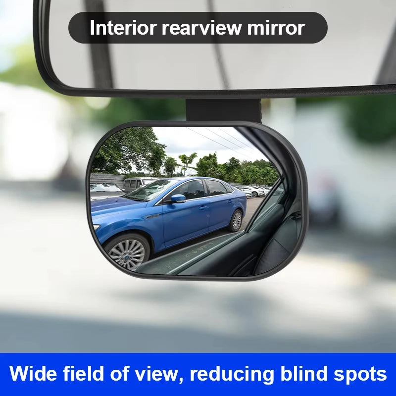 New Car Rearview Mirror Wide View Safety Mirror For Windshield Infant Car Seats Clear alternate view